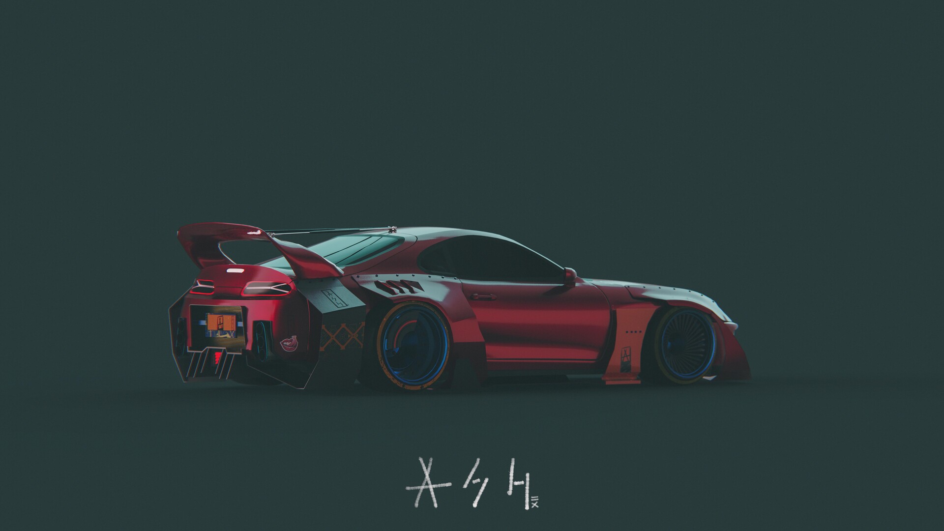 ArtStation - Toyota Supra MK4, Ashrafia Adib