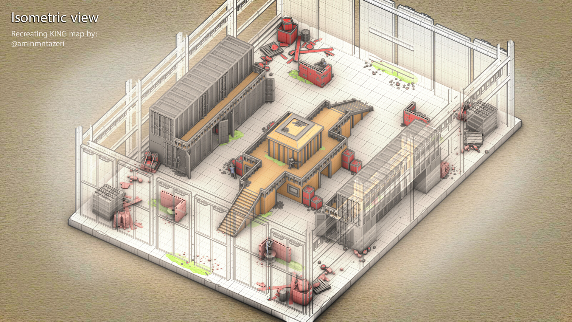 King Map Modern Warfare Amin Montazeri - Case Study 03: King Map (Call Of Duty)
