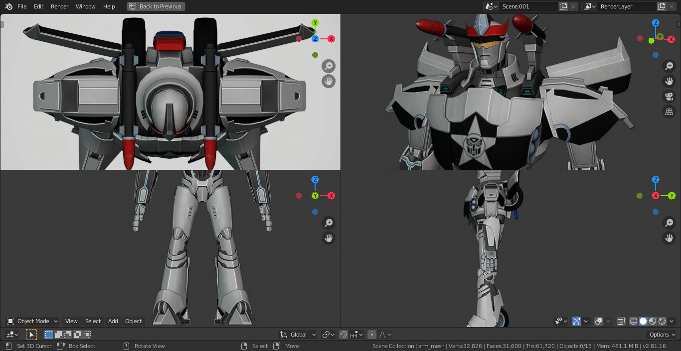 Megatron Transformers Prime Rig - 3D Model by billnguyen1411
