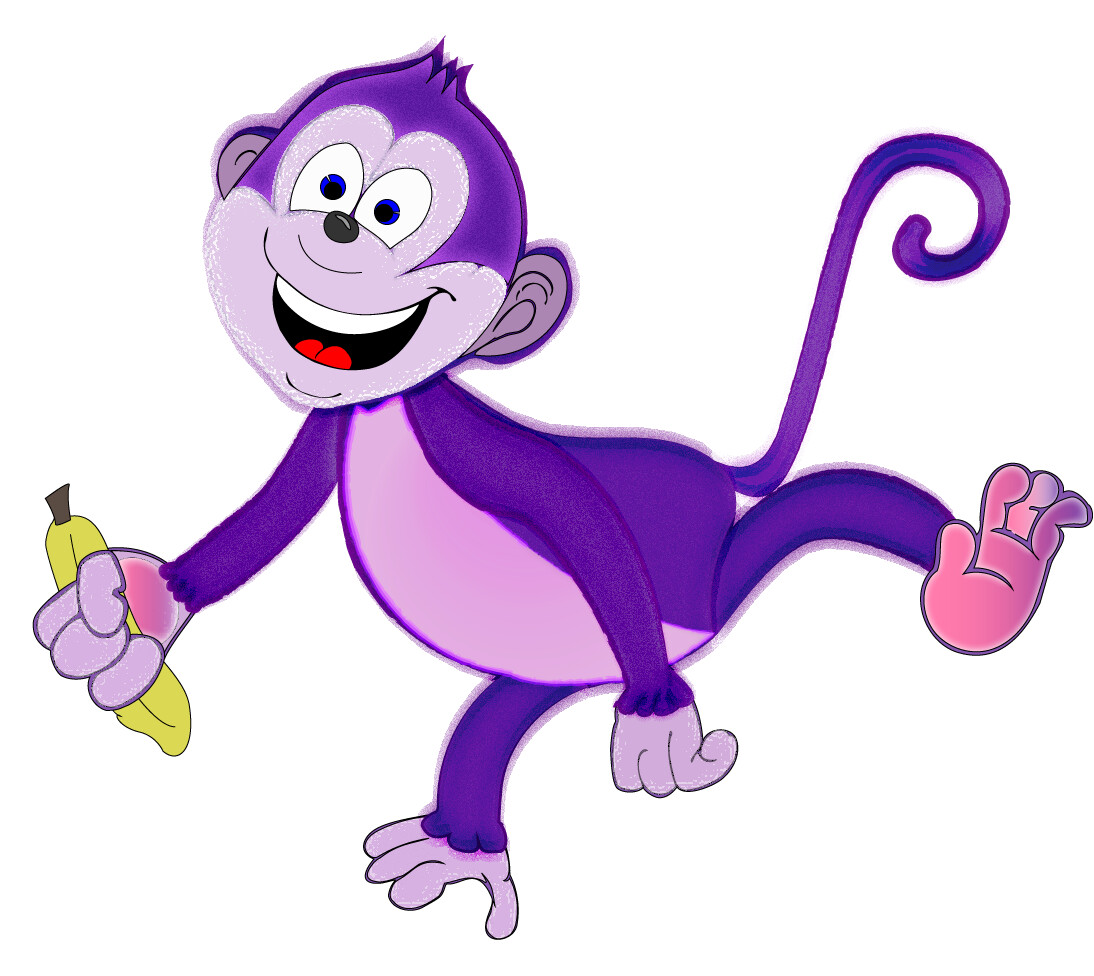 ArtStation - Punky the Purple Monkey