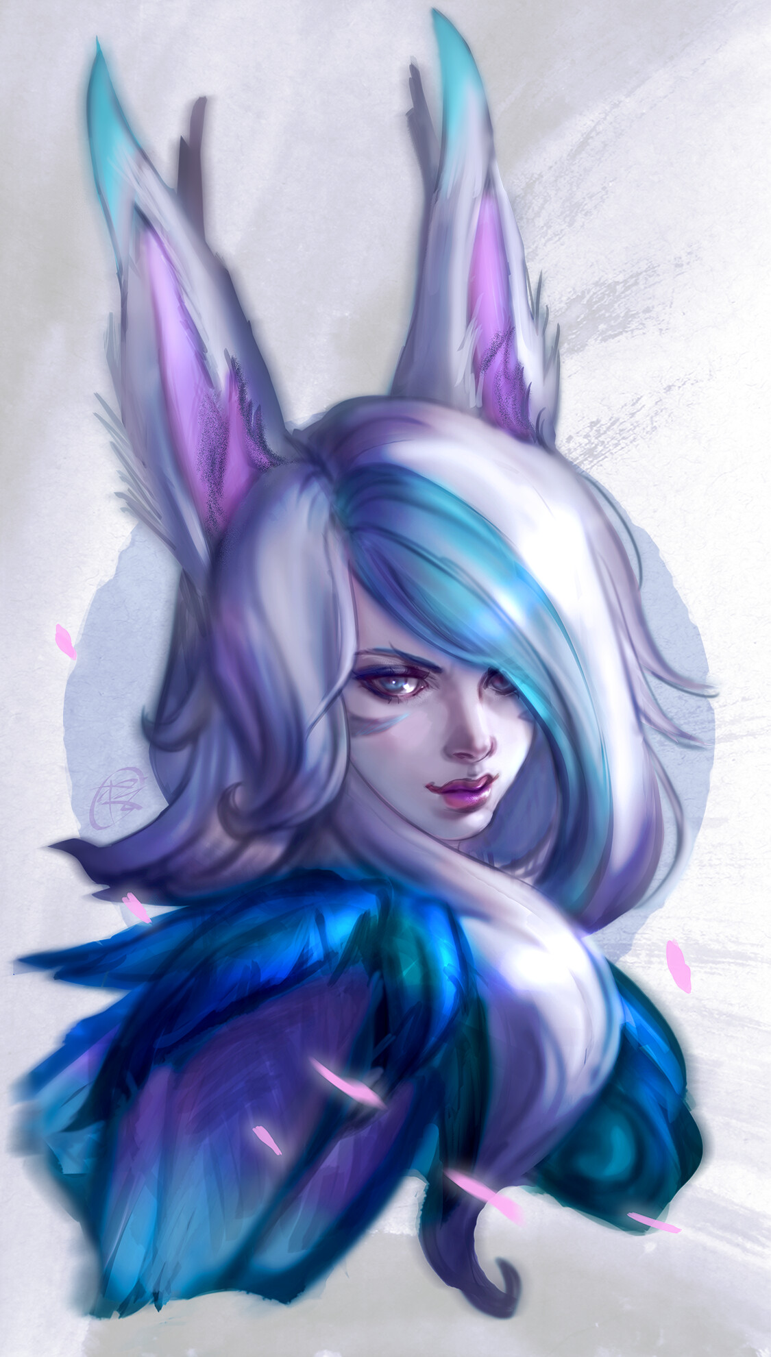 Artstation Xayah Samsung Galaxy Skin Portrait Fanart Javier Cardenas Trace Afj