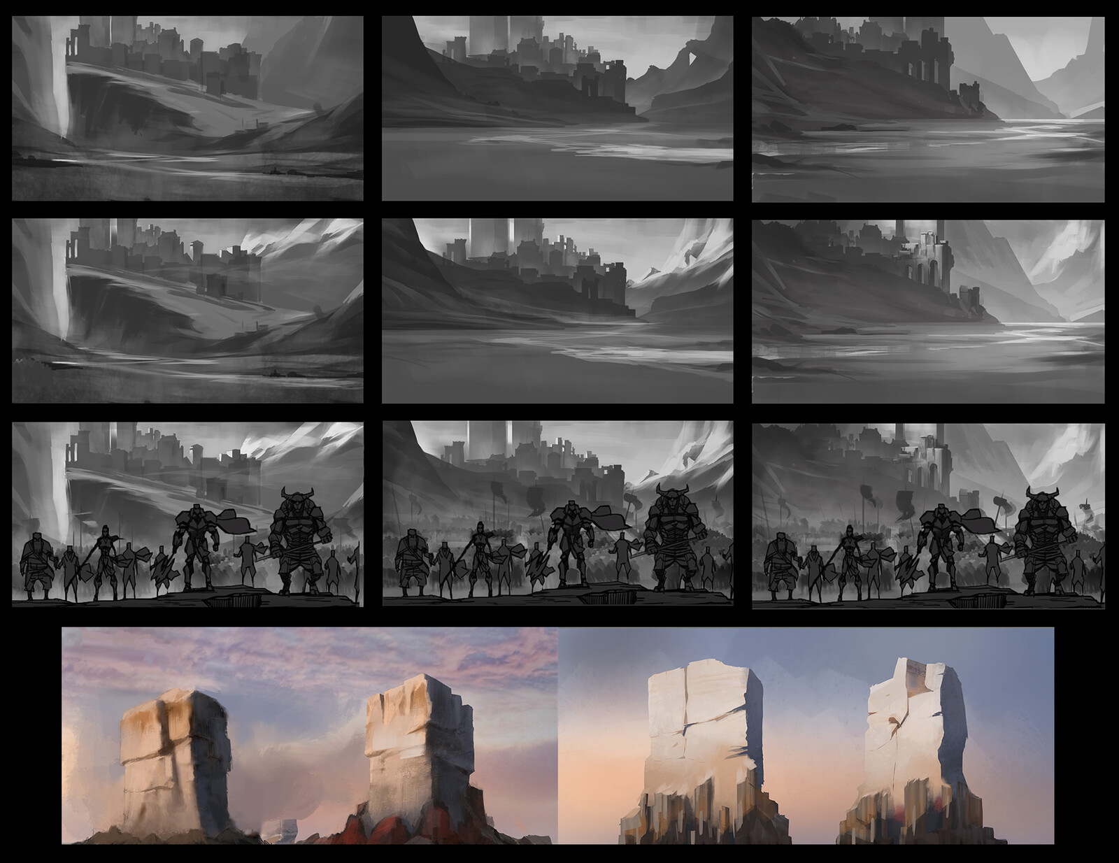 Concepts for final shot