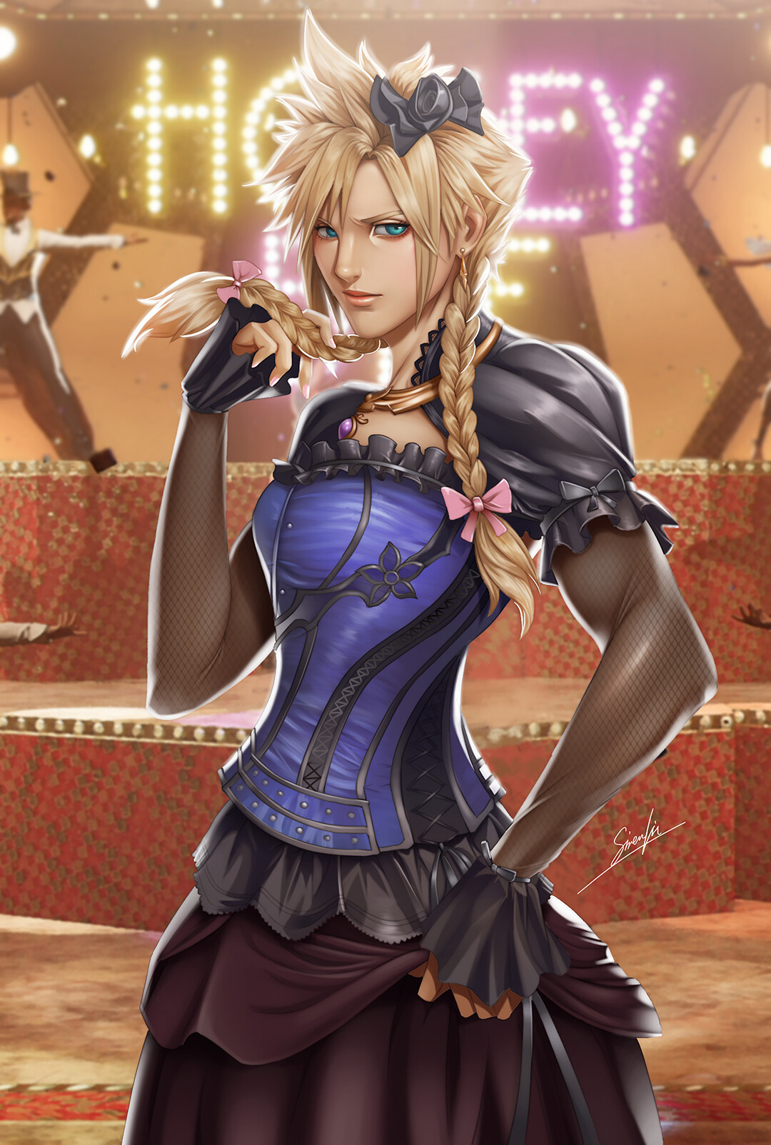 Artstation Cloud Strife Dresses Siren Lin