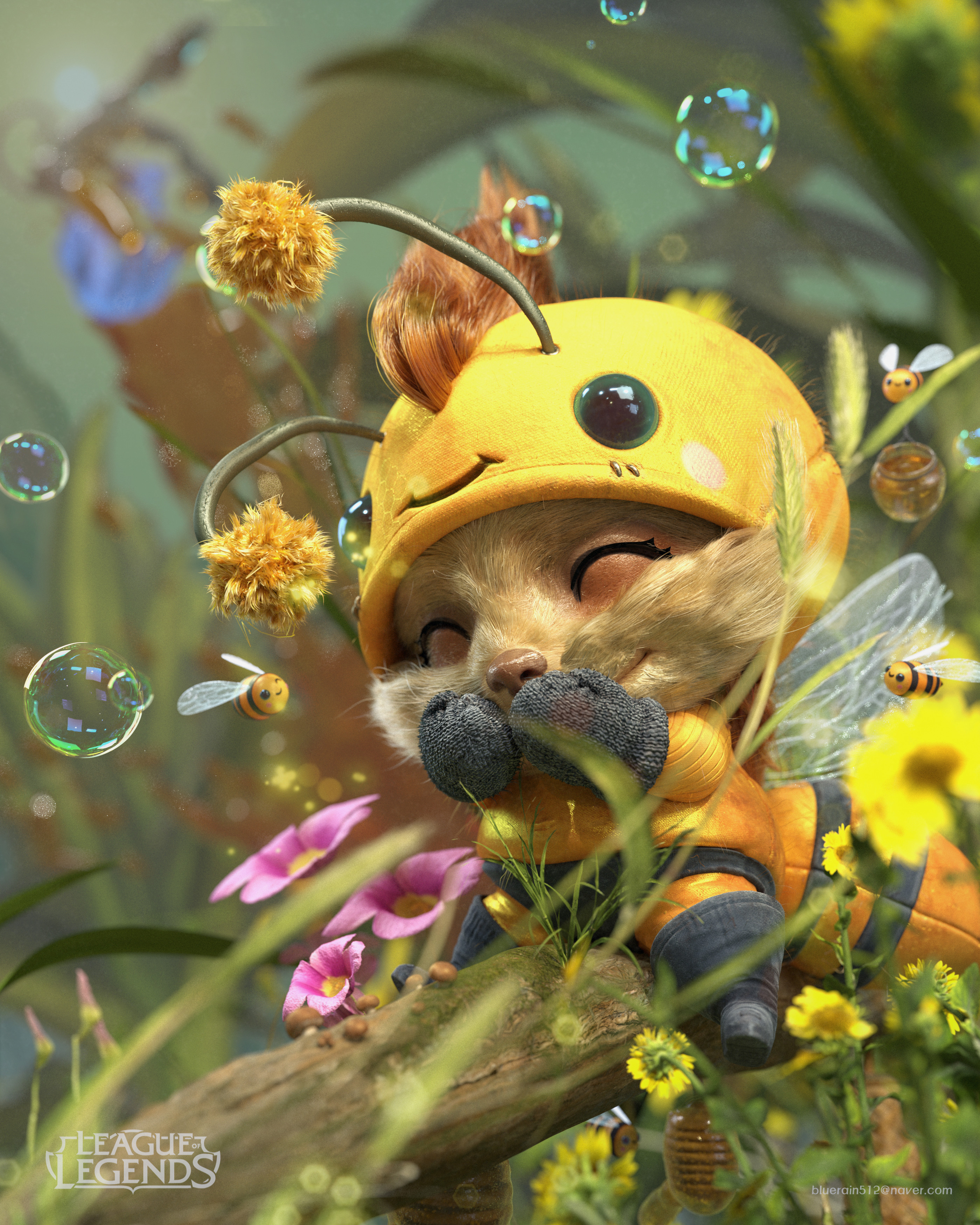 beemo league of legends fan art