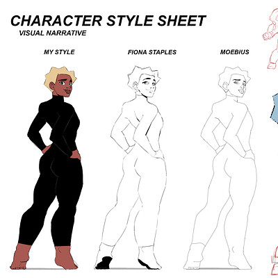 Comic Character Style Sheet