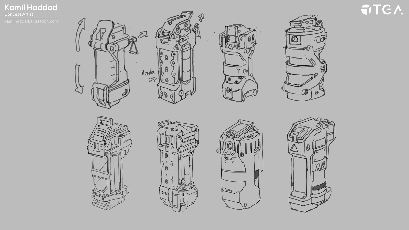 Exploration sketches