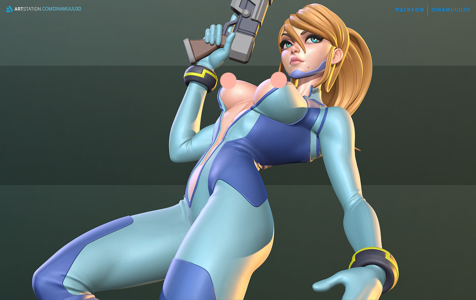 zero suit samus sexy Maternity Swimwear main image 0