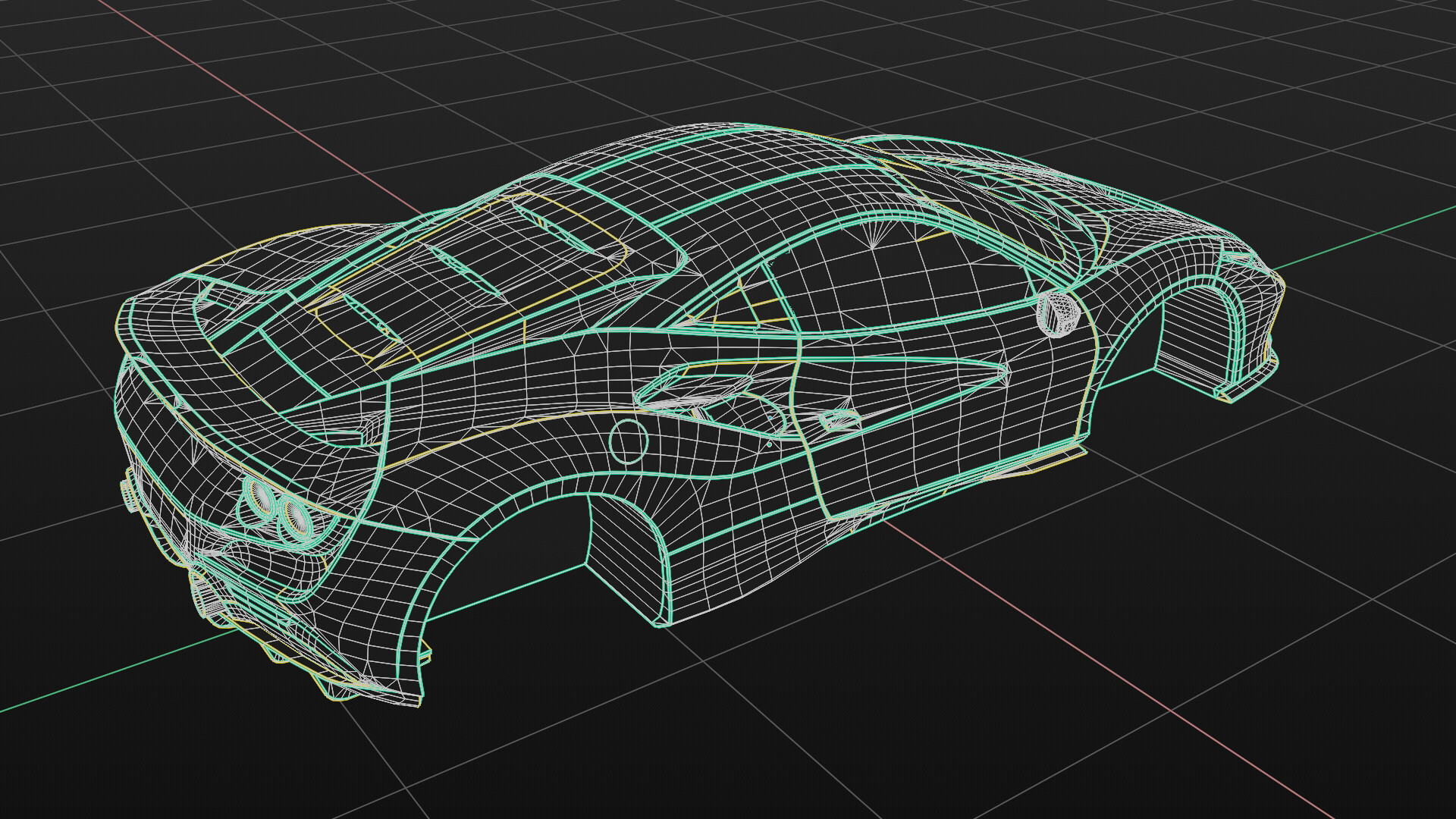 ArtStation - Ferrari F8 Tributo Low Poly