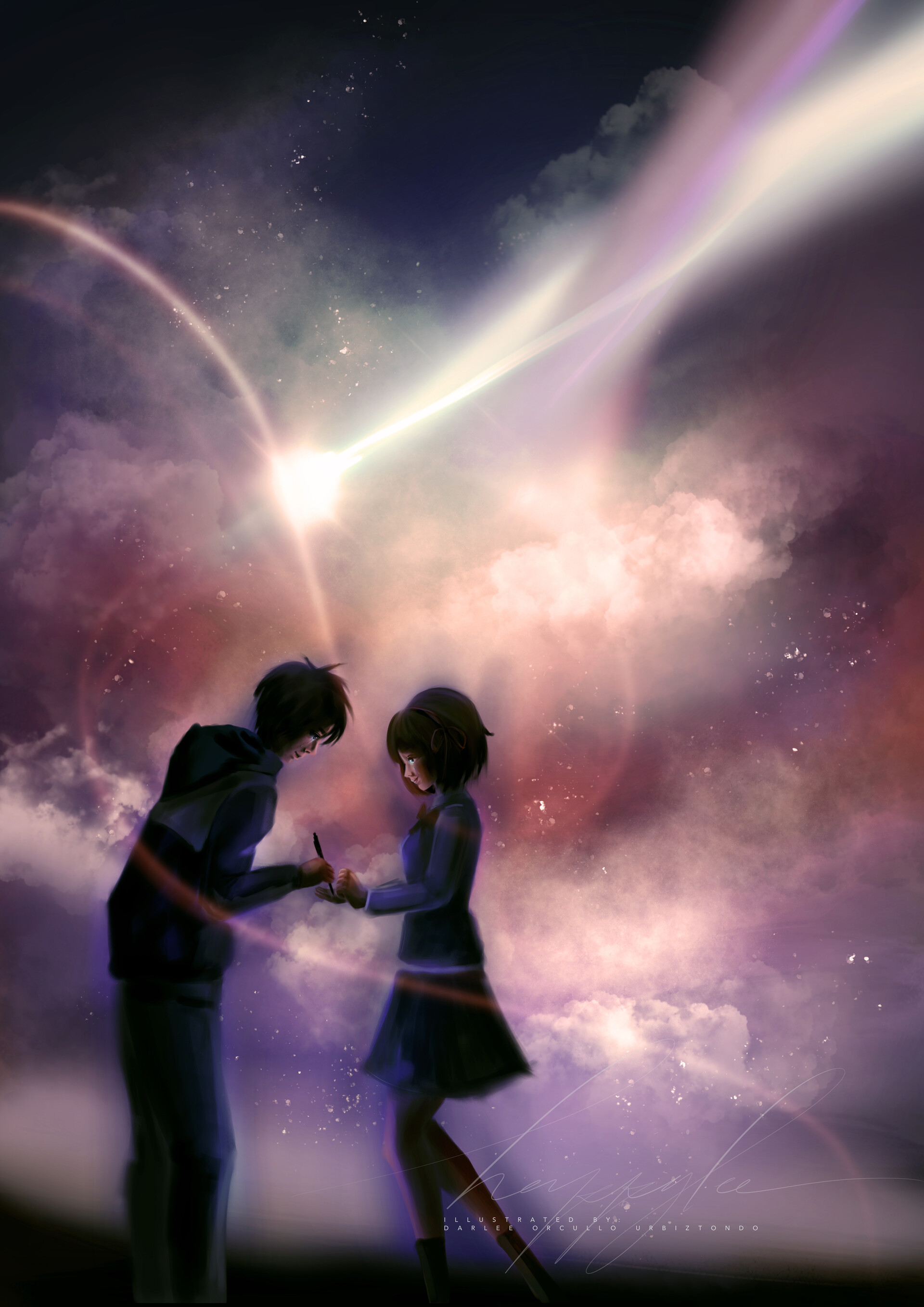 ArtStation - Mitsuha & Taki