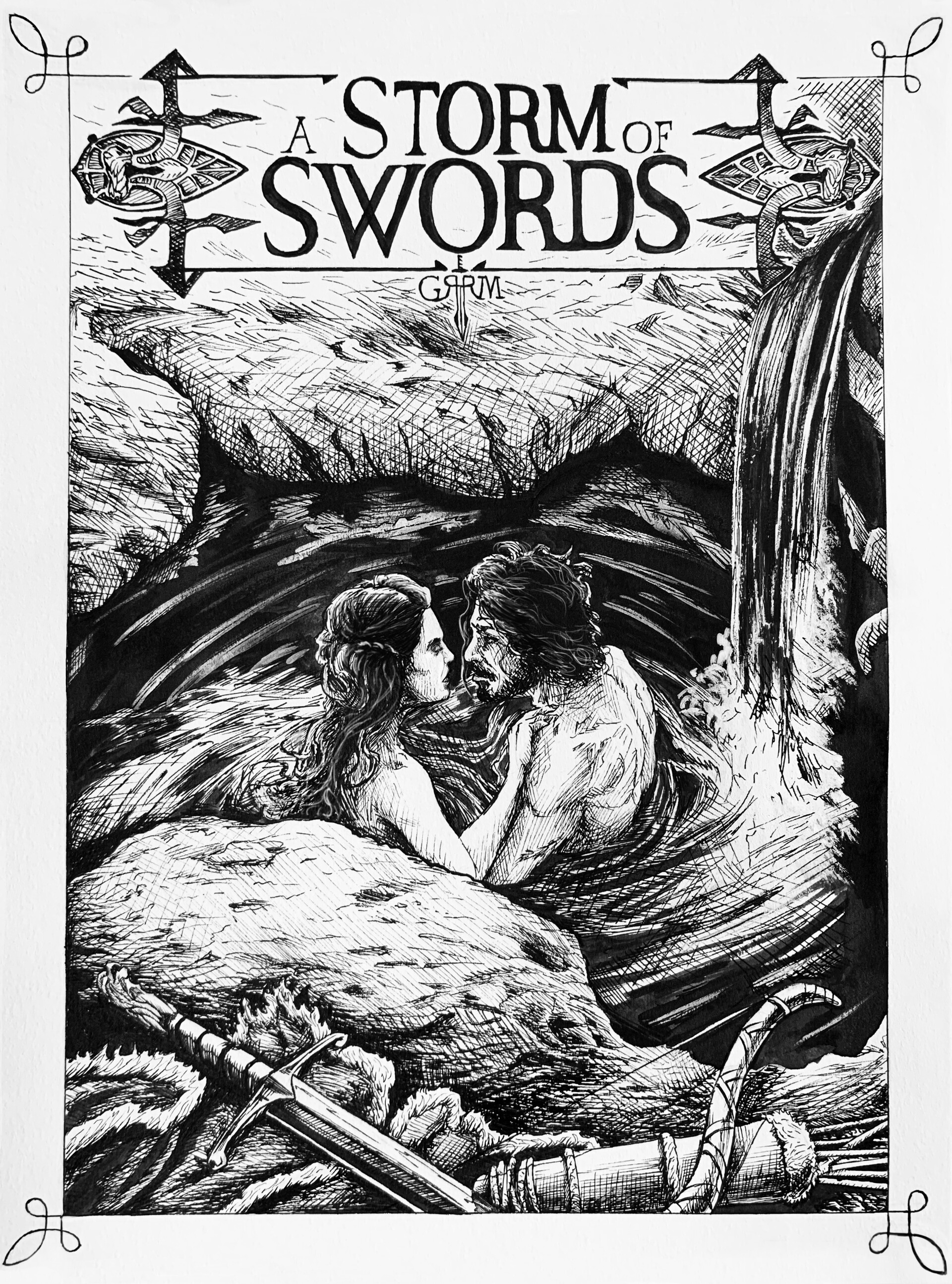 ArtStation A Storm of Swords Book Covers