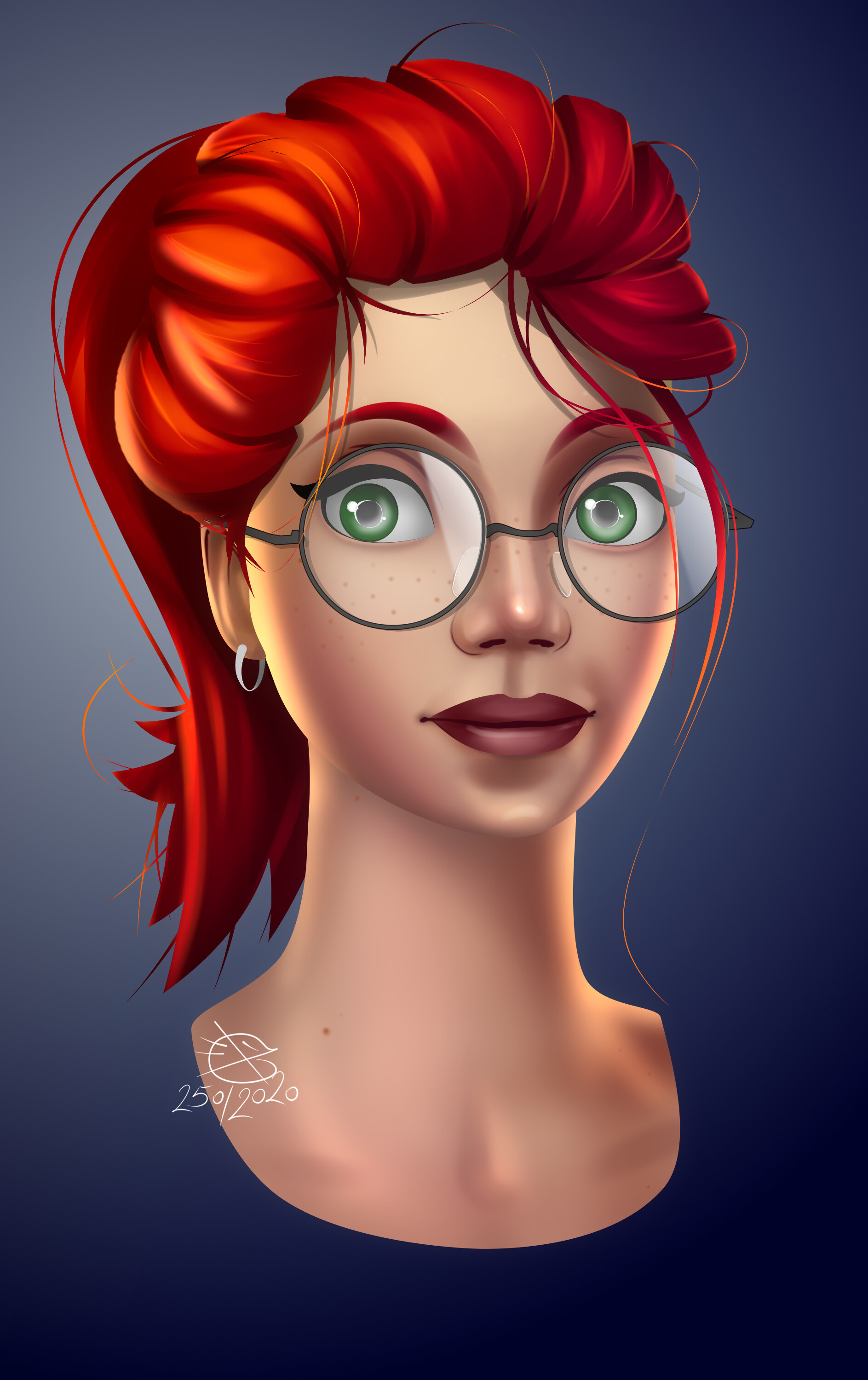 ArtStation - Ginger portrait