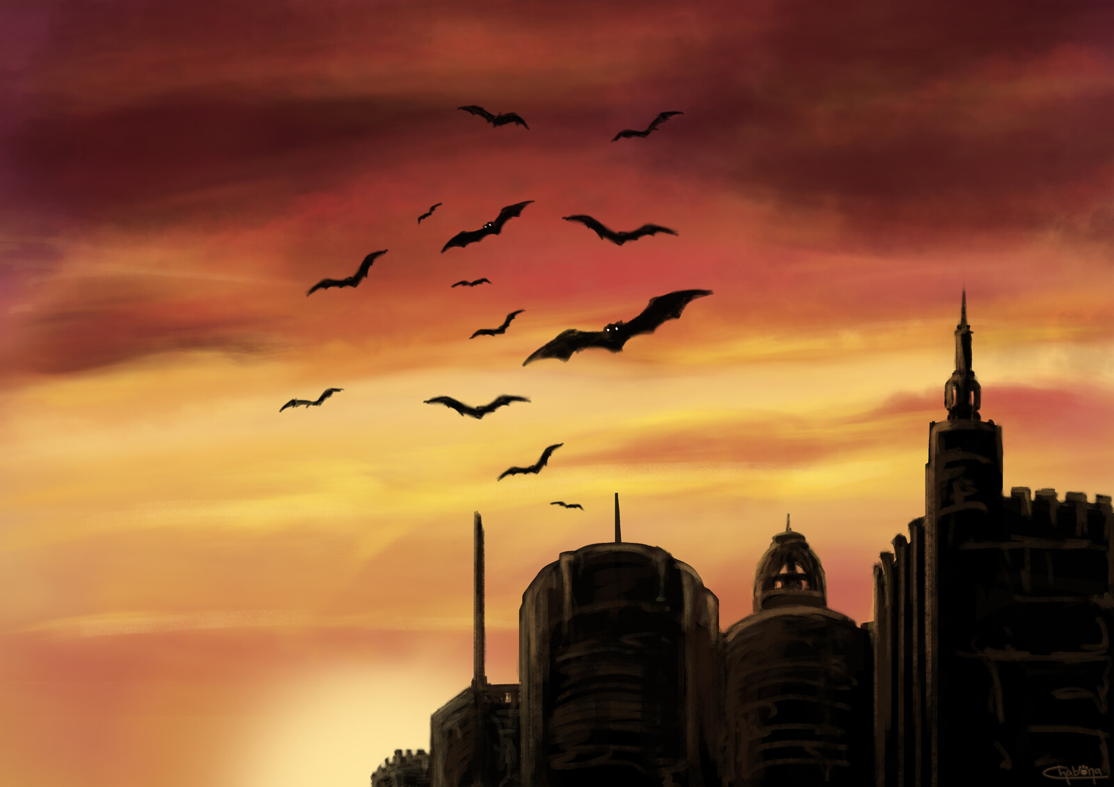 Beautiful sky and COVID 19 xD