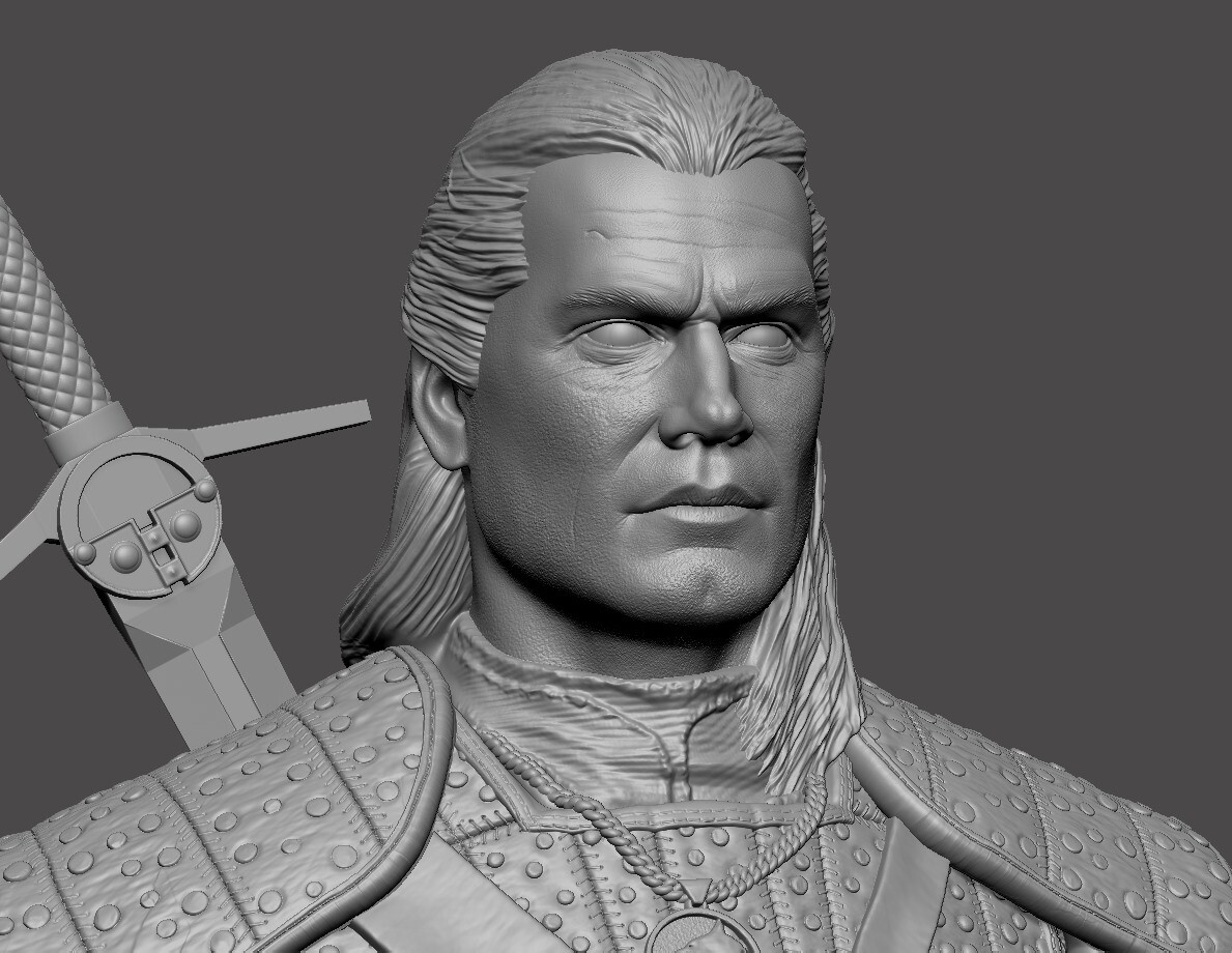 ArtStation - Henry Cavill as Geralt of Rivia