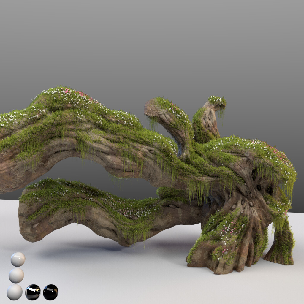 model and vegetation (yeti) by Olivier Couston, textures by someone else (don't remember who, sorry).