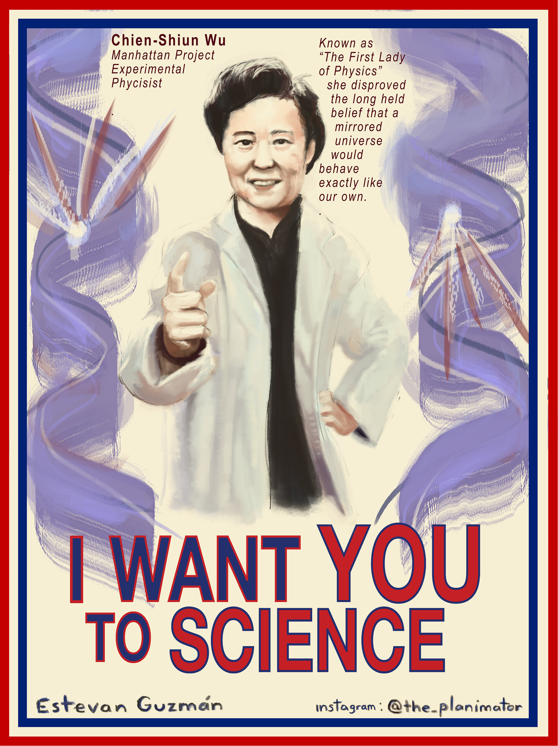 Estevan Guzman "I Want YOU to Science" and other posters