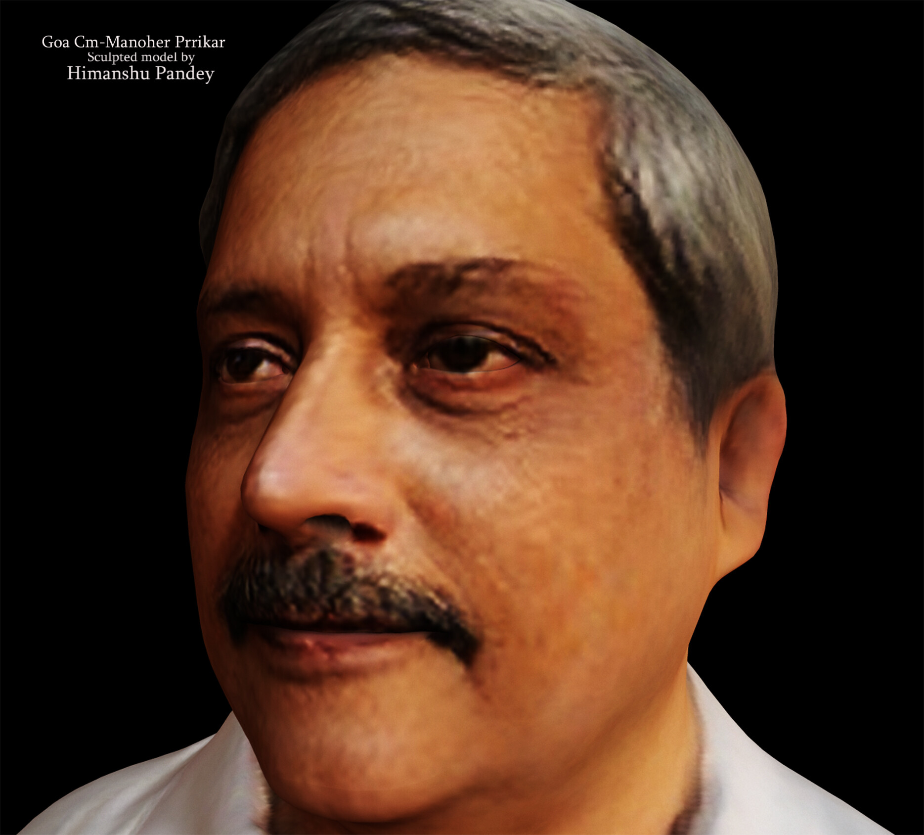 Artstation Goa Cm Manhor Parrirkar 3d Face Modeling And