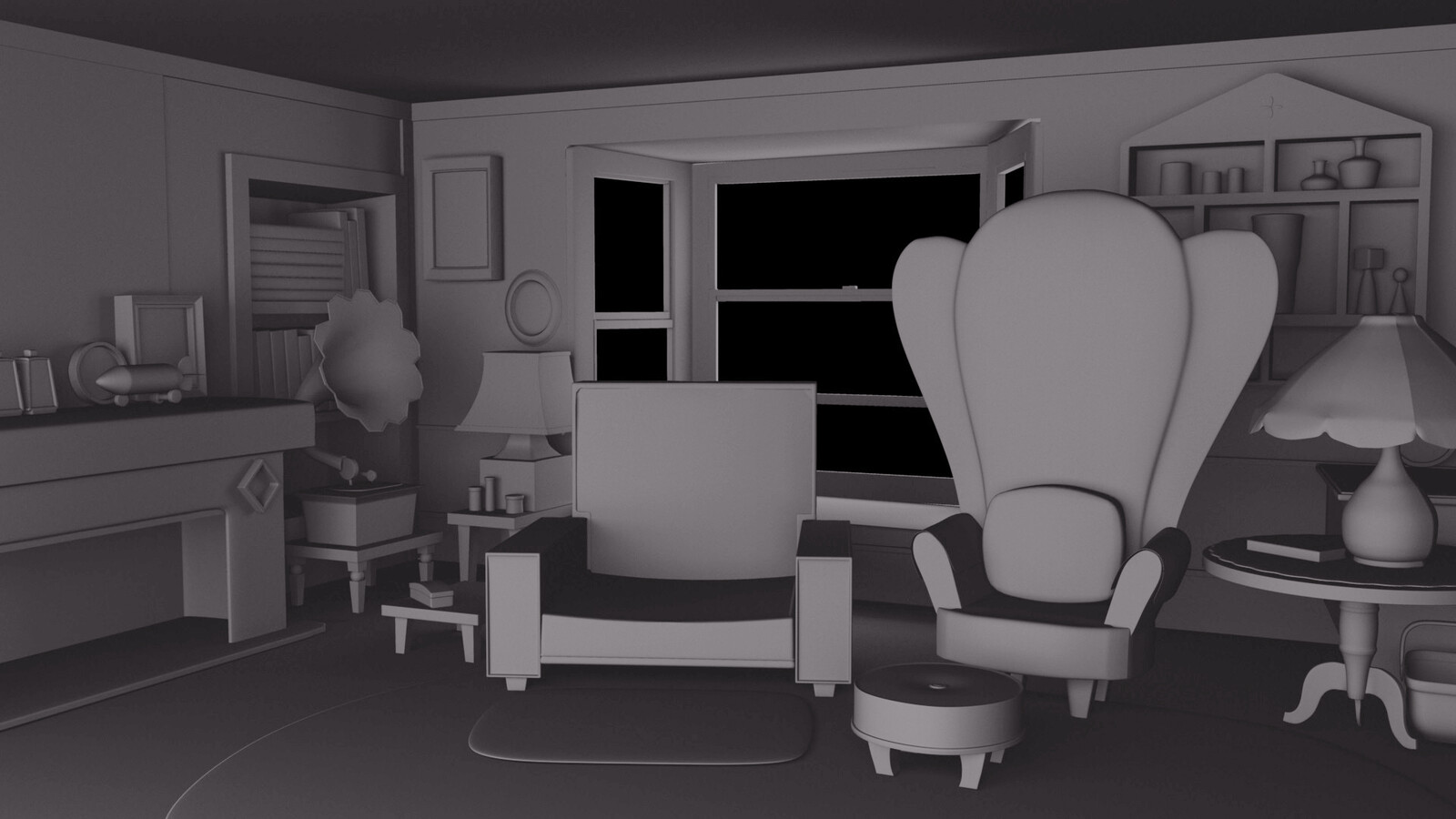 Artstation 3d Interior Design Modeling Ami Rajpara