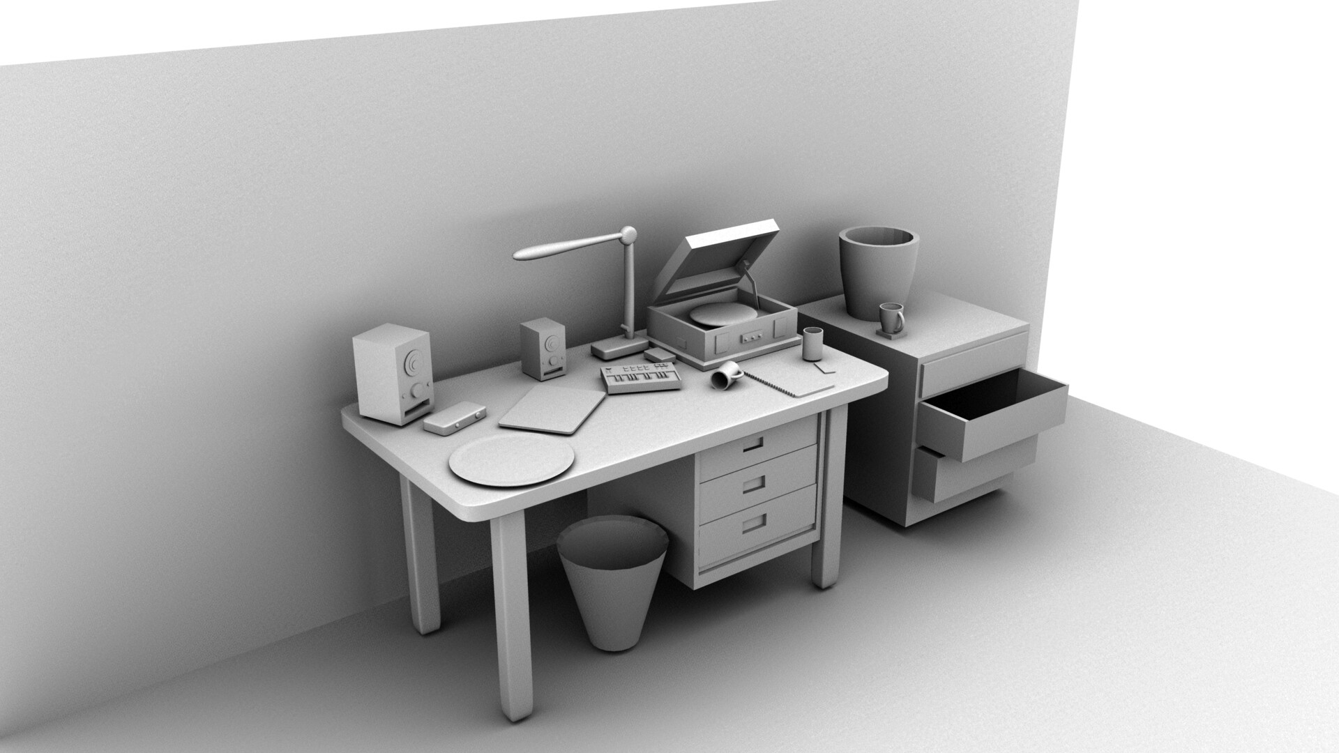 Artstation Work Desk Maya Abhijeet Sonwal