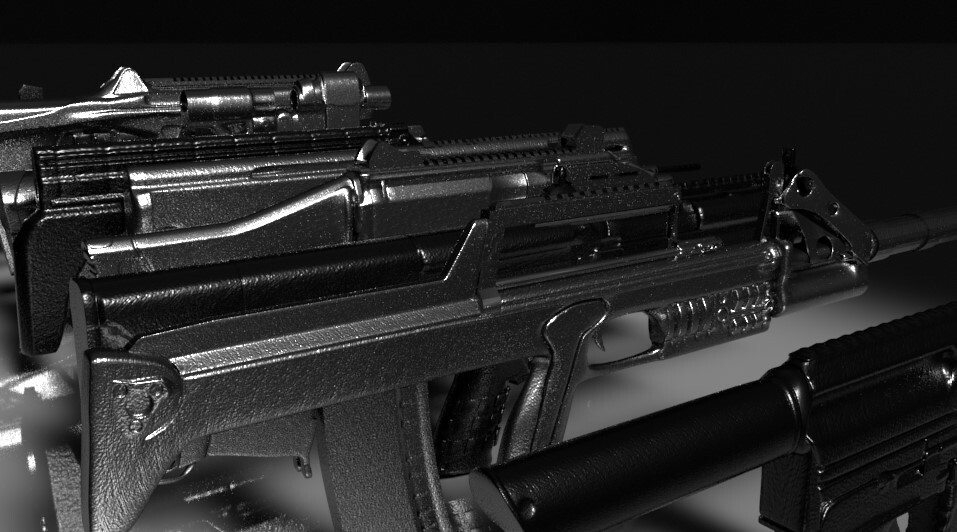 ArtStation Gun Models Set