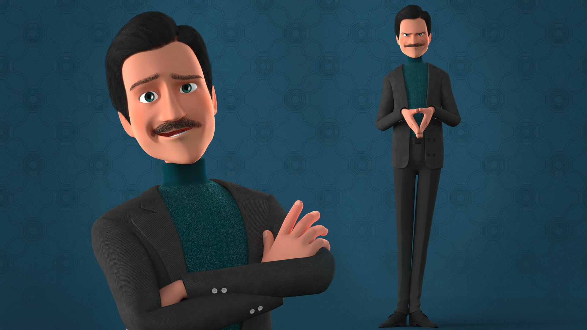 Artstation Cartoon Man Rigged Teacher And Father Character Harun Bol,Cute Couple Poses Drawing Base