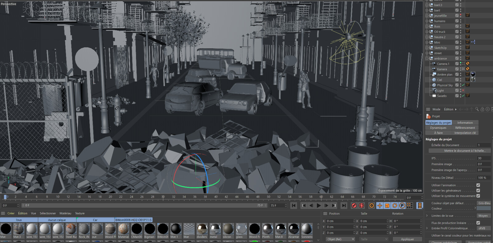 street rendu 3d map sans texture