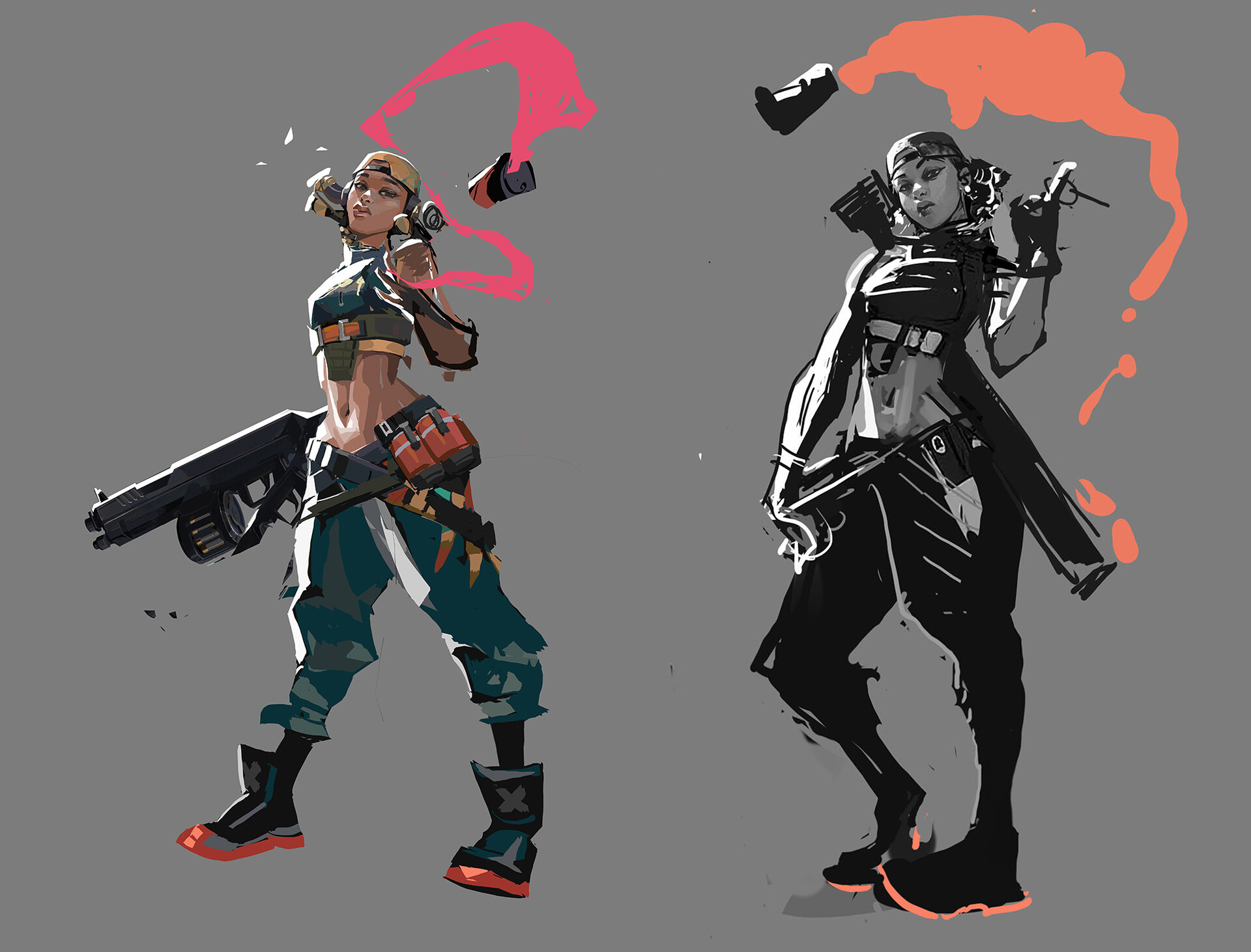 ArtStation - VALORANT character art. Raze, Suke ∷