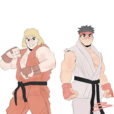Ken and Ryu