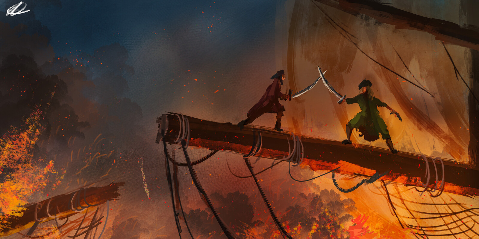 Keyframe Pirate Duell