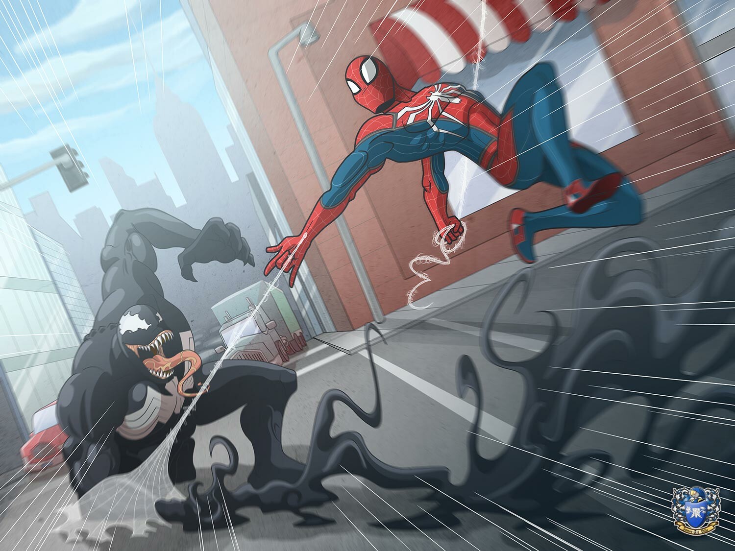 ArtStation - Spider-Man vs Venom