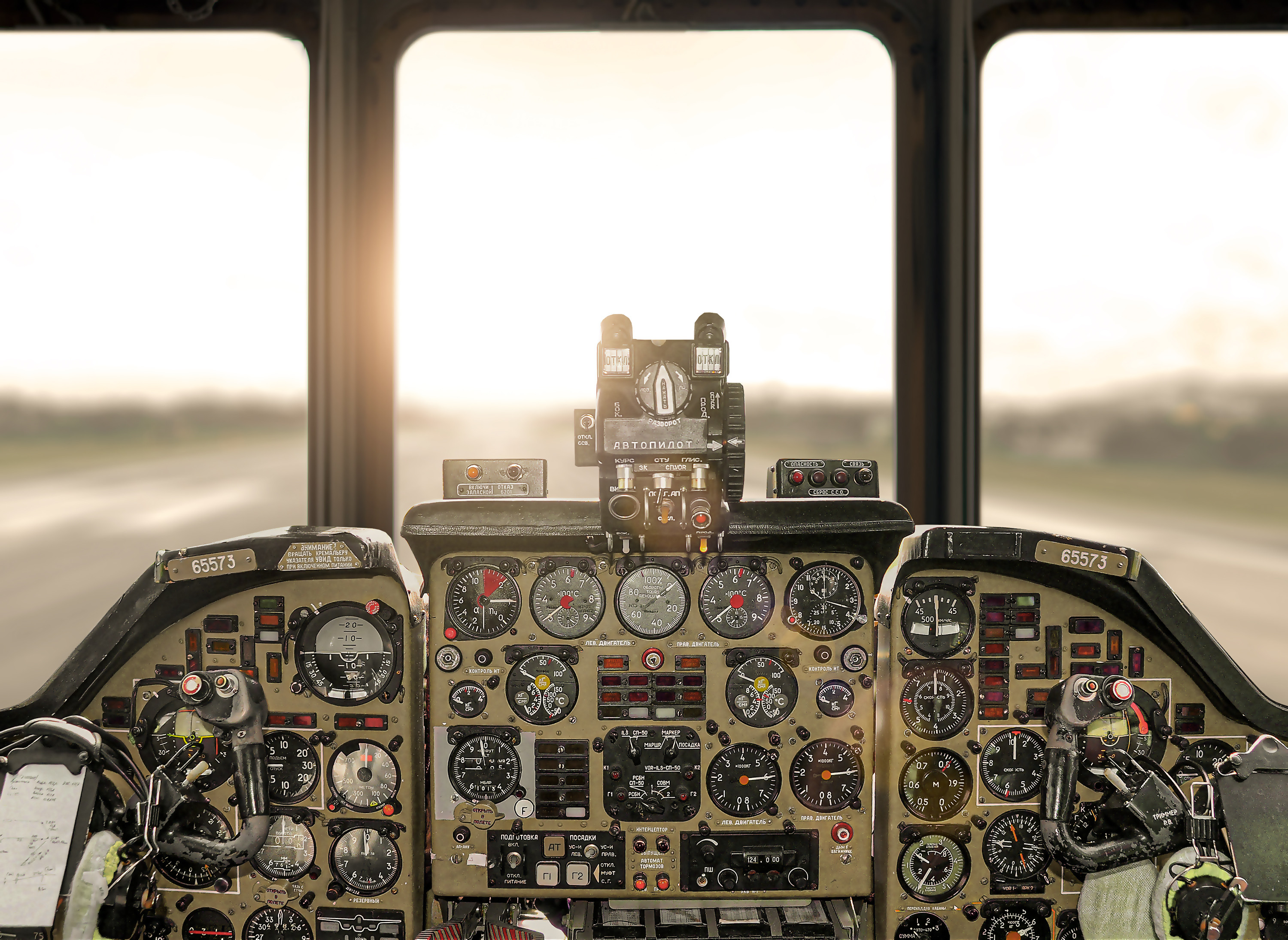 One of three pilots' post.