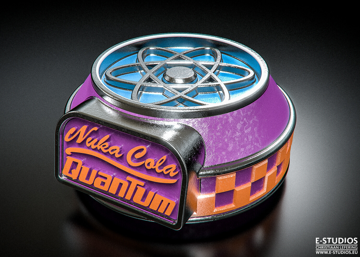 Christiaan Lefering - Nuka Cola - Quantum Bottle Display Stand
