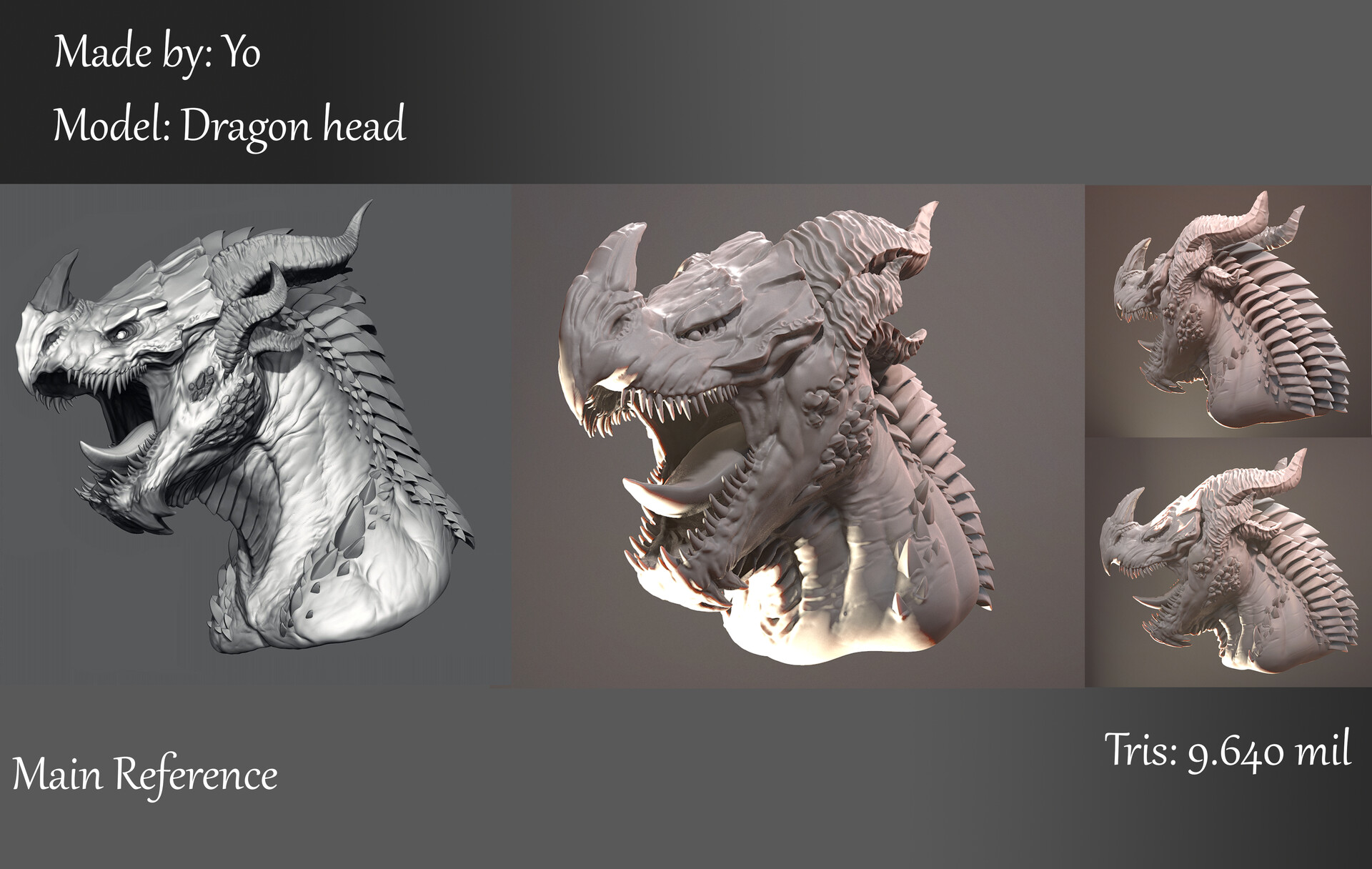 Artstation Dragon Head Yoshika Nguyen