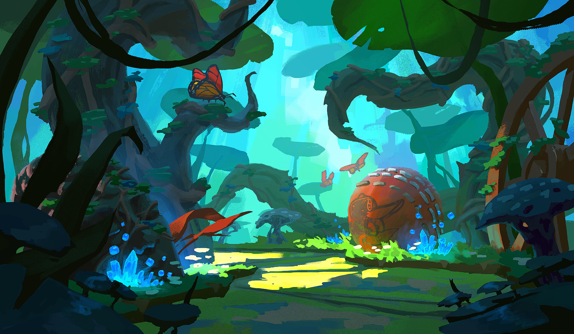 Morgan Ketelaar Jarass Endless Runner Game Concept Art 3