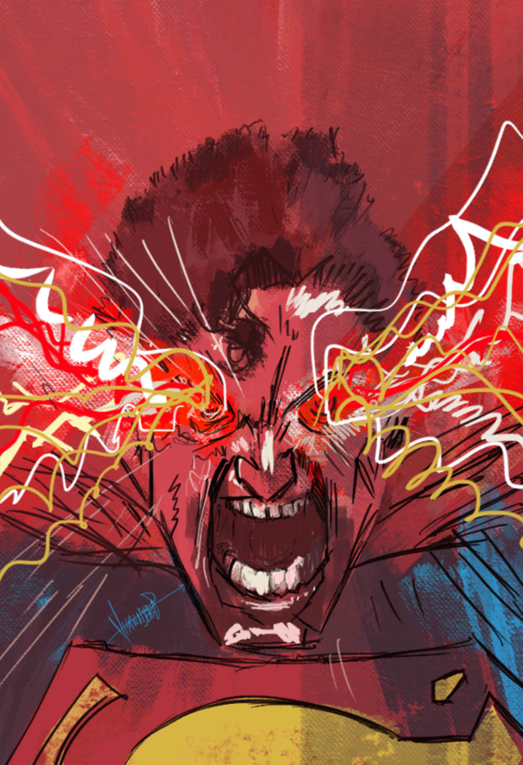 ArtStation - Superman Rage