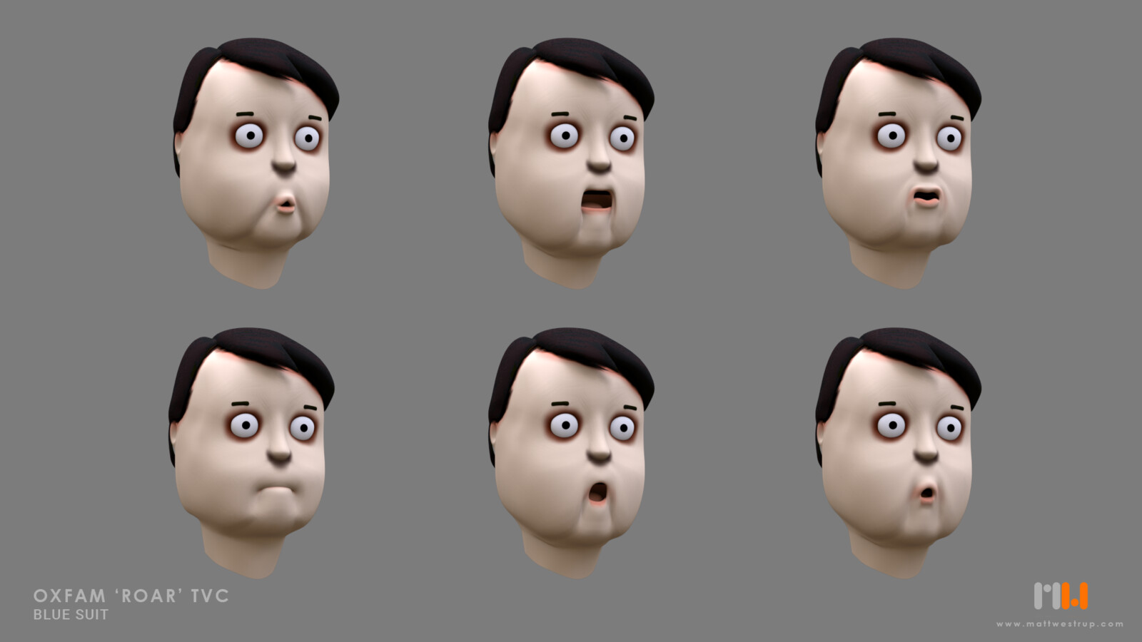 Role: 'Blue Suit' blend shapes.