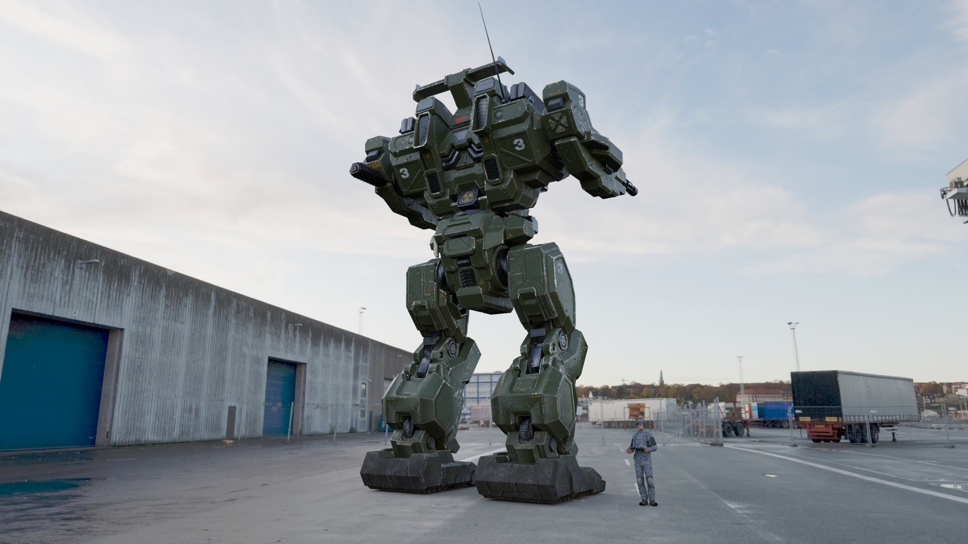 Constantin Kormann Mechwarrior Rifleman 8K Retexturing