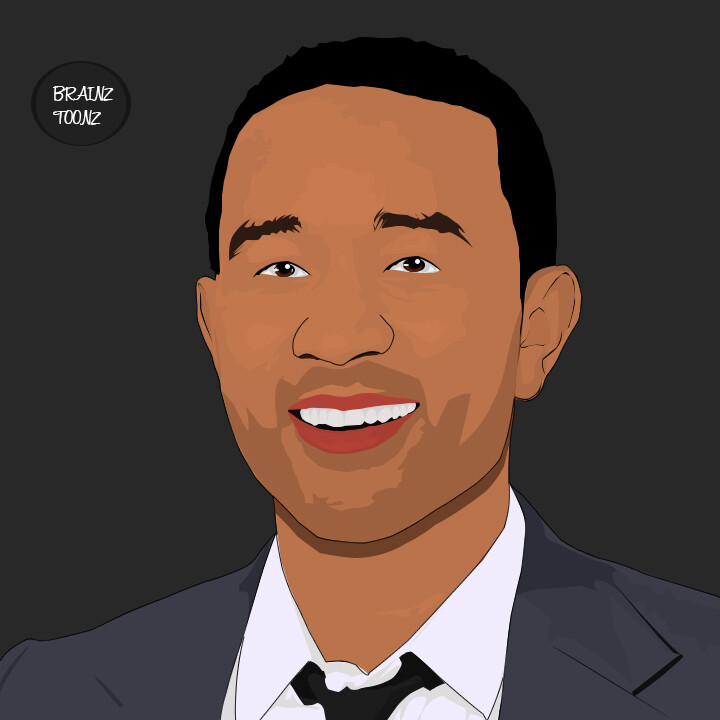 Artstation Cartoon Picture Of John Legend Bright Otanwa
