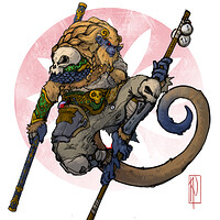 Artstation Porthos The Ghoran Monk Nicholas Rookzer0 The loxodon is a race in 5th ed. ghoran monk nicholas rookzer0