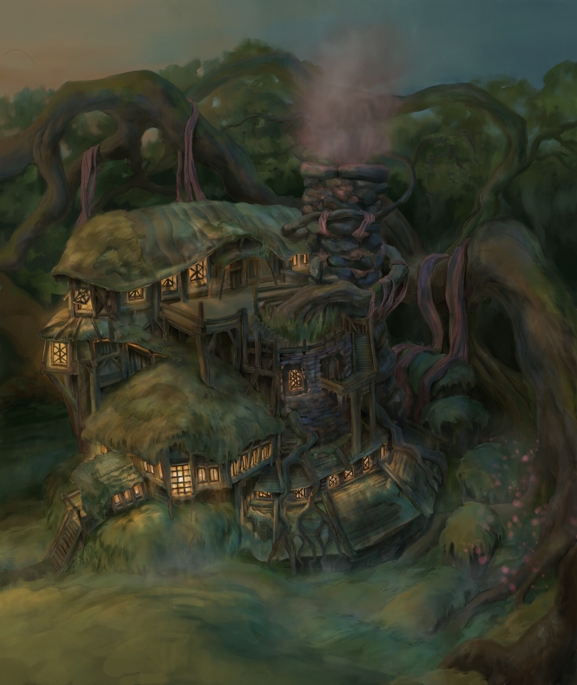 The Inn Called "Retreat" by Anselmi Hyytinen r/ImaginaryTaverns