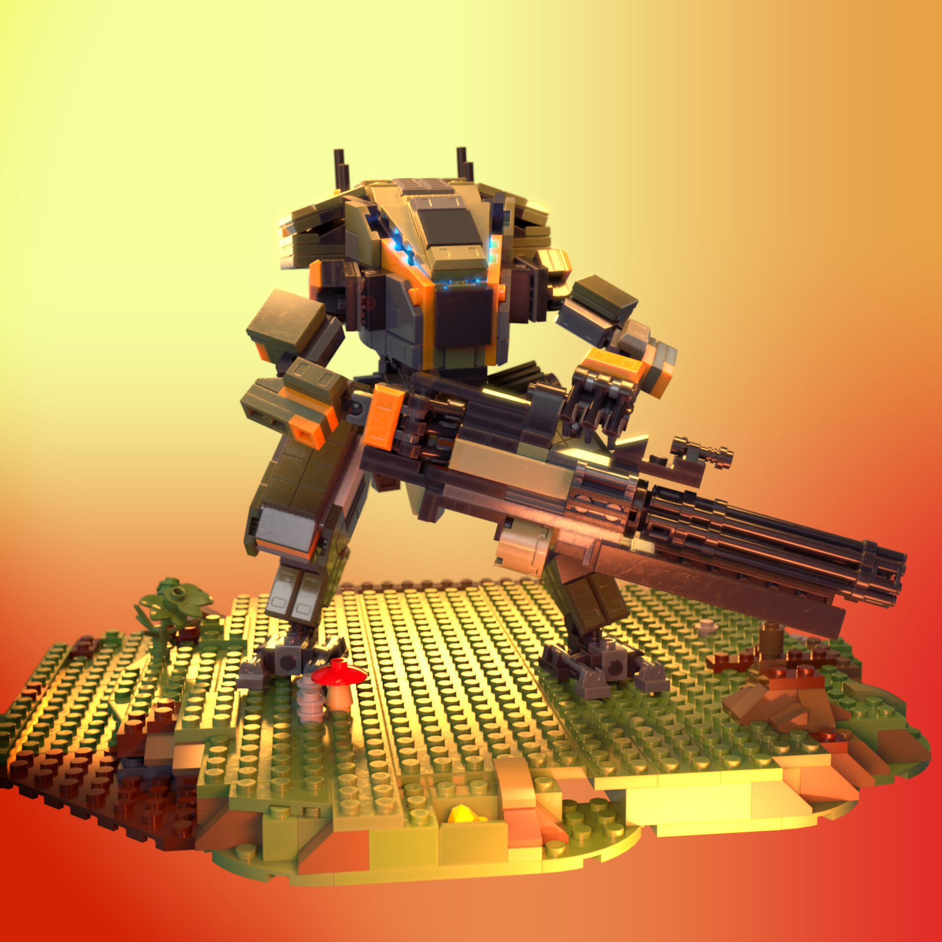 Titanfall : il reconstitue une arme du jeu en LEGO
