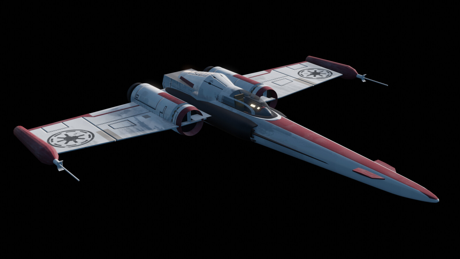 Berk Pelletier Clone Wars Z95 Headhunter Starfighter