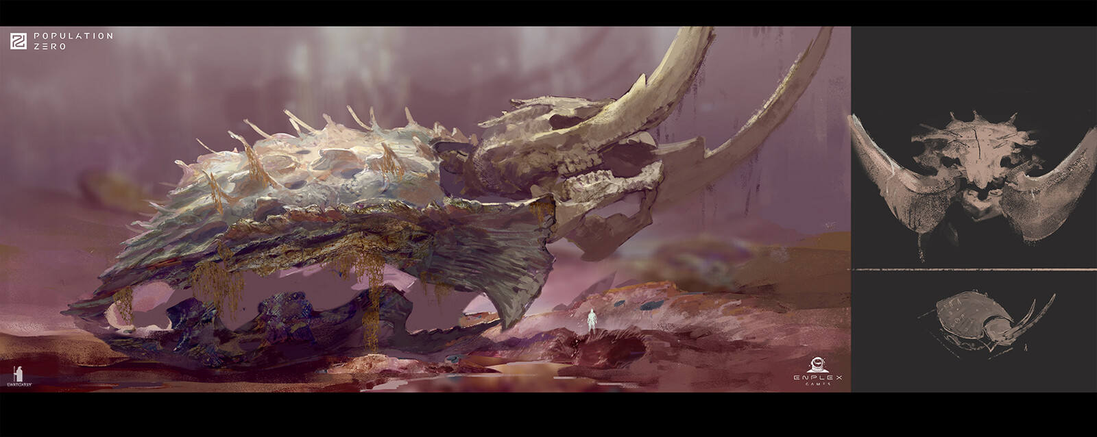 proto-sakrym shell skull sketch