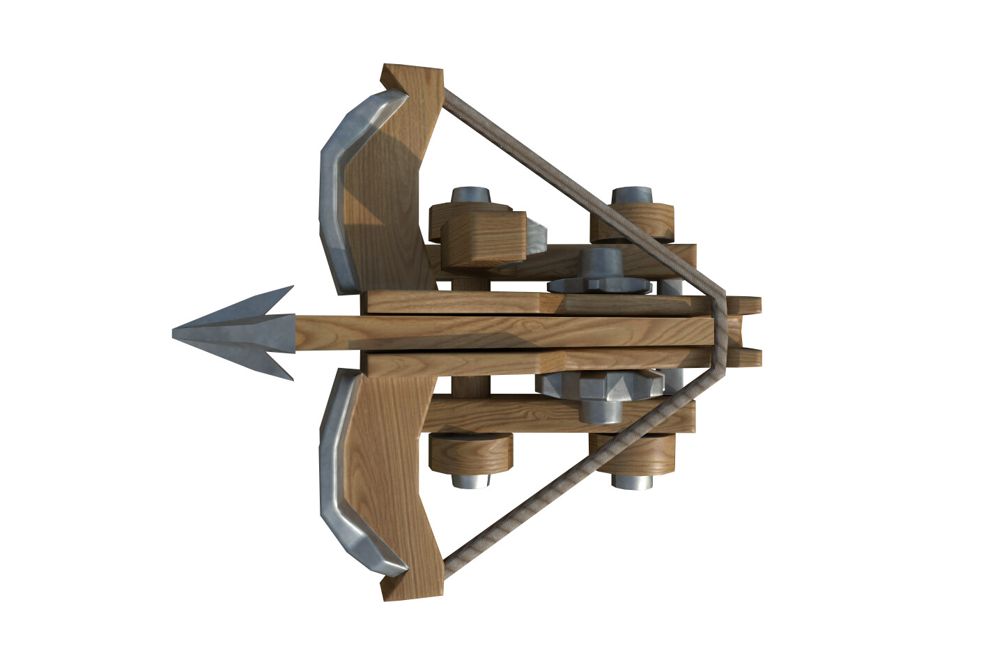 ArtStation low poly ballista asset