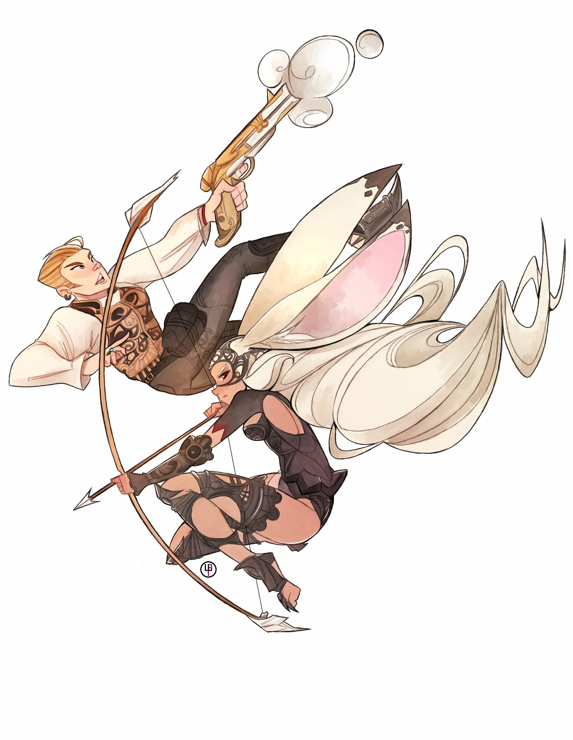 pic Fran And Balthier Motorcycle fran balthier wellington phelippe
