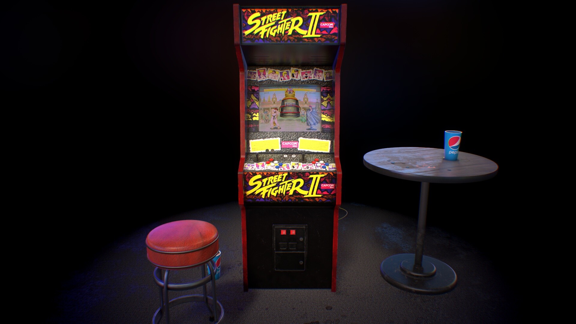 street fighter 2 arcade game