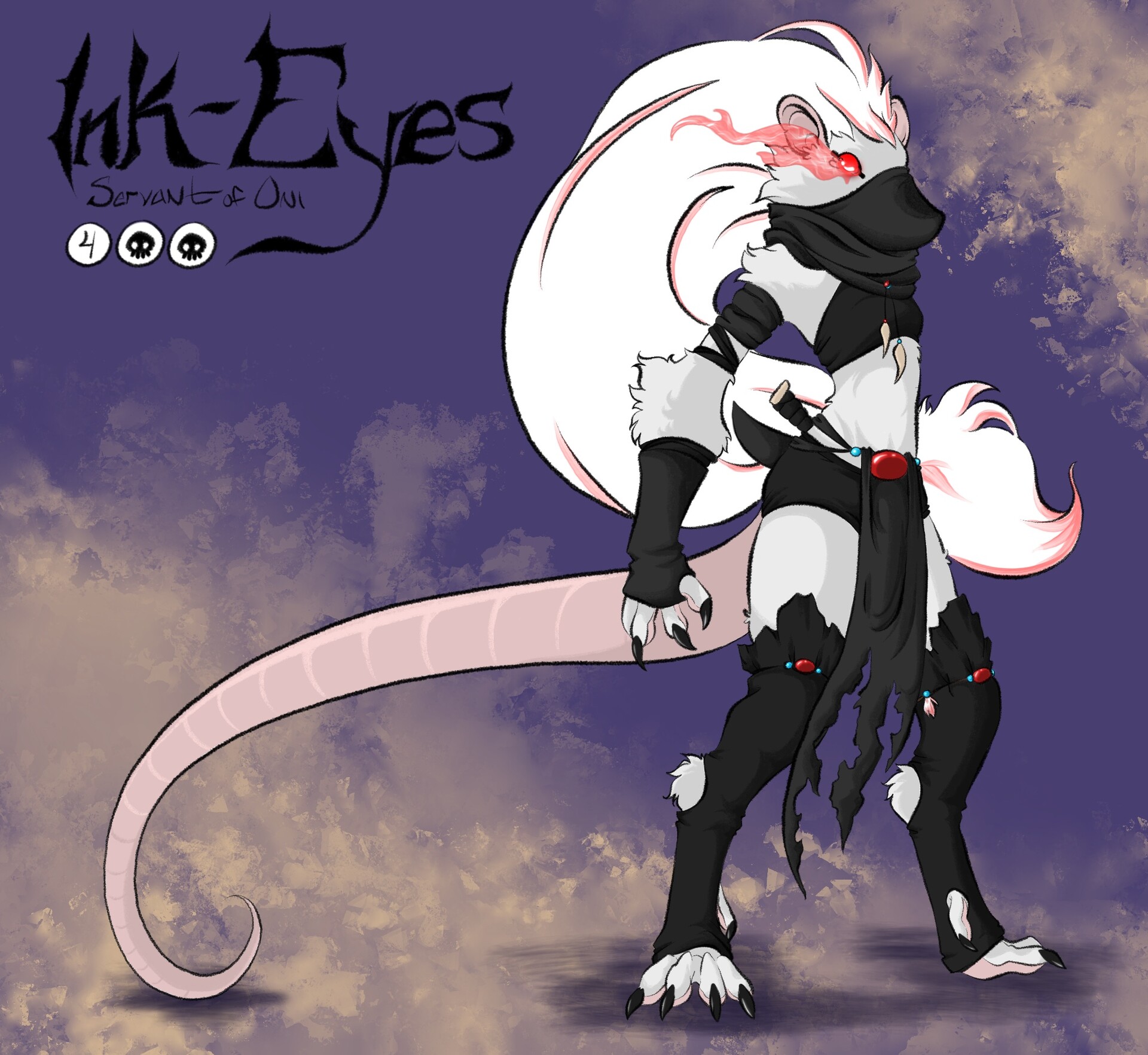 Meritocracy of the oni. NK-Eyes, servant of Oni. Ink Eyes. Ink Eyes servant. Ink Eyes servant of Oni Art.