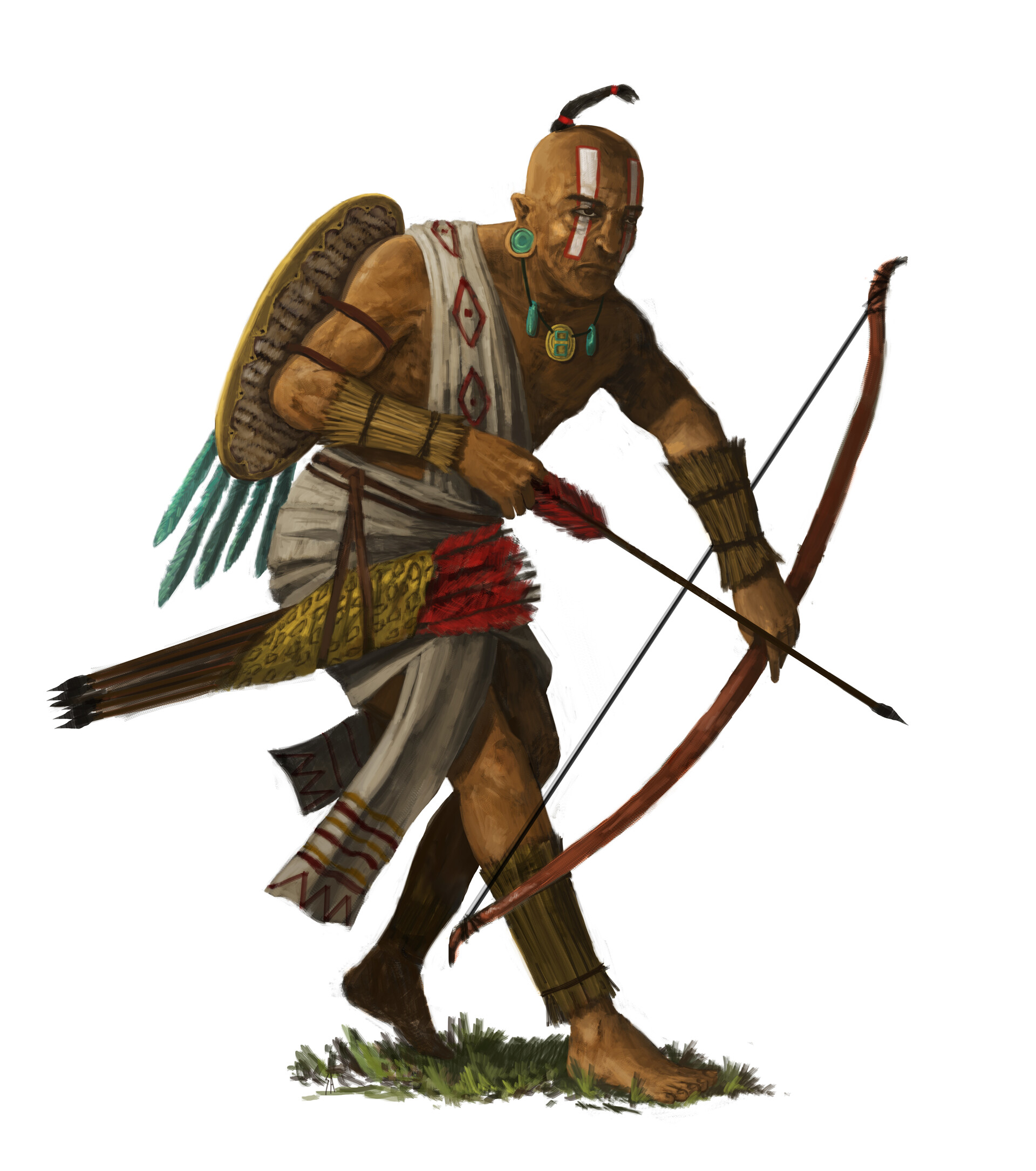 Warrior tribes. Сагиттарии лучники. Ацтекский воин. Aztec Archer. Ацтекские Луки.
