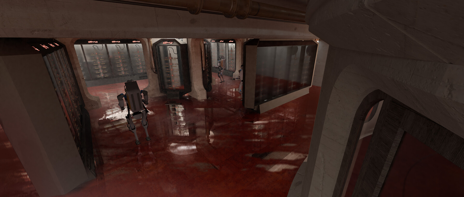 dcmoreau Concept Art Westworld S03 Serac's Data Center