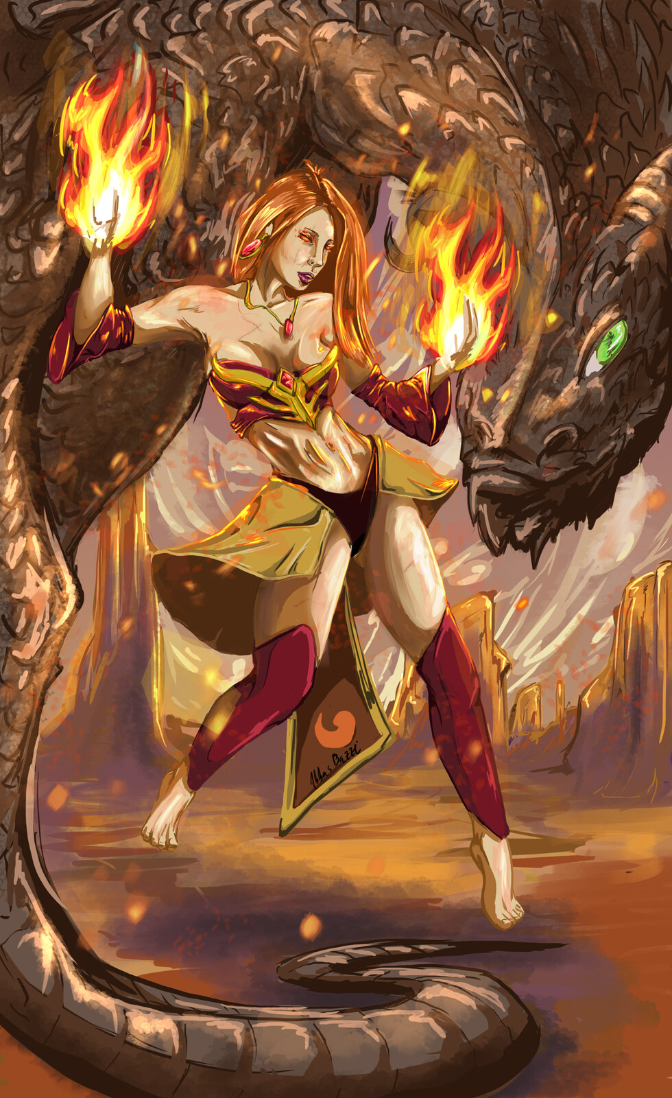 Lina for DotA2
