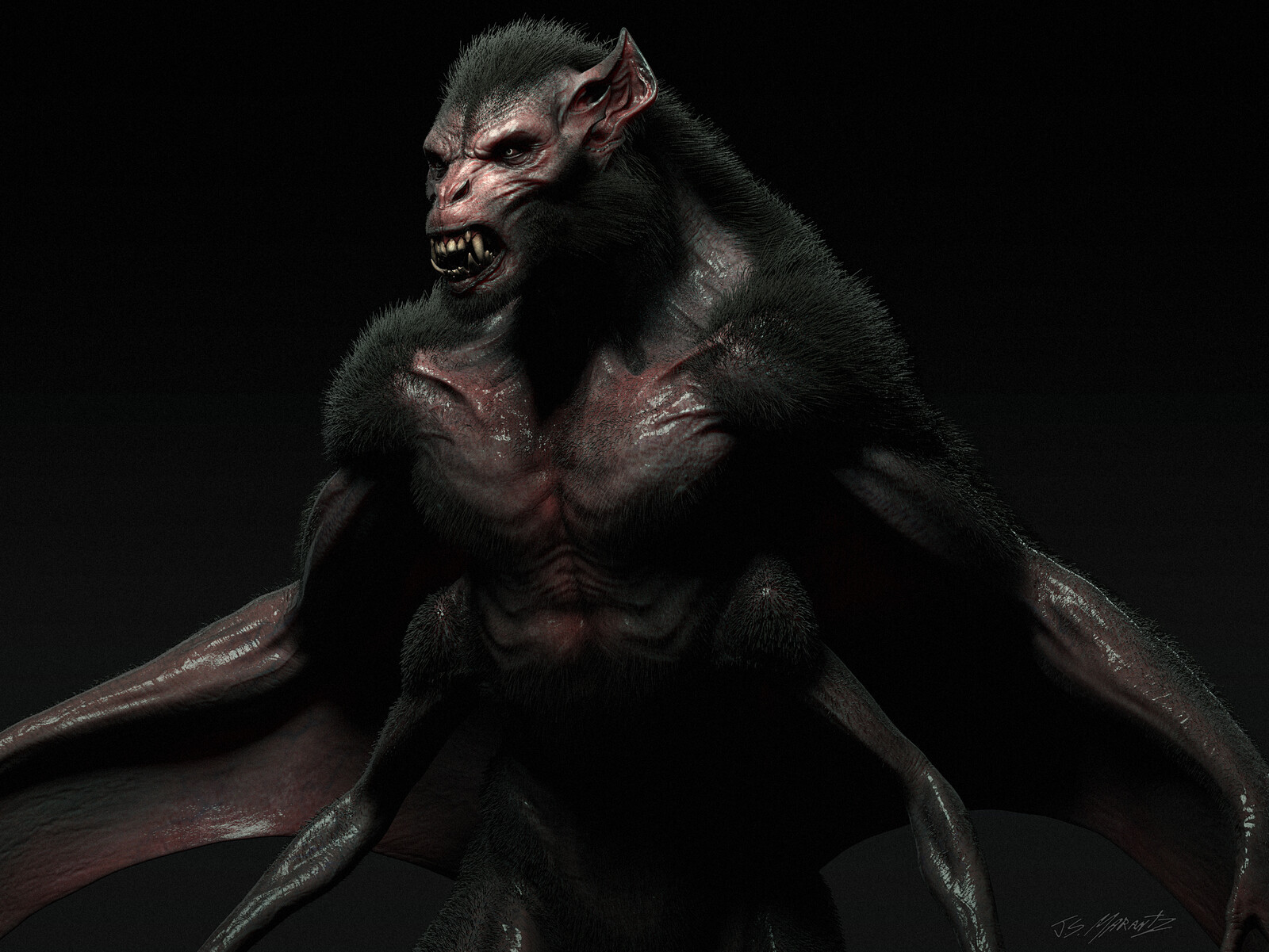 Concept Art Workshop Demo: Bat Creature  